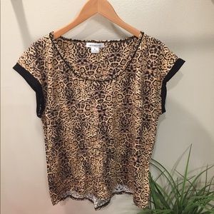 Liz Claiborne Animal Print Top